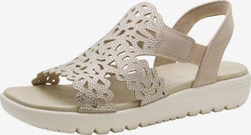Sandalo di MARCO TOZZI in beige: frontale