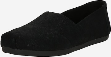 TOMS Пантофи 'ALPARGATA' в черно: отпред