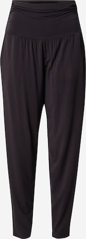 juoda CURARE Yogawear Siaurėjantis Sportinės kelnės: priekis