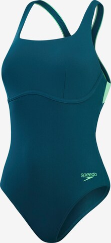 SPEEDO Sportbadeanzug in Blau: predná strana