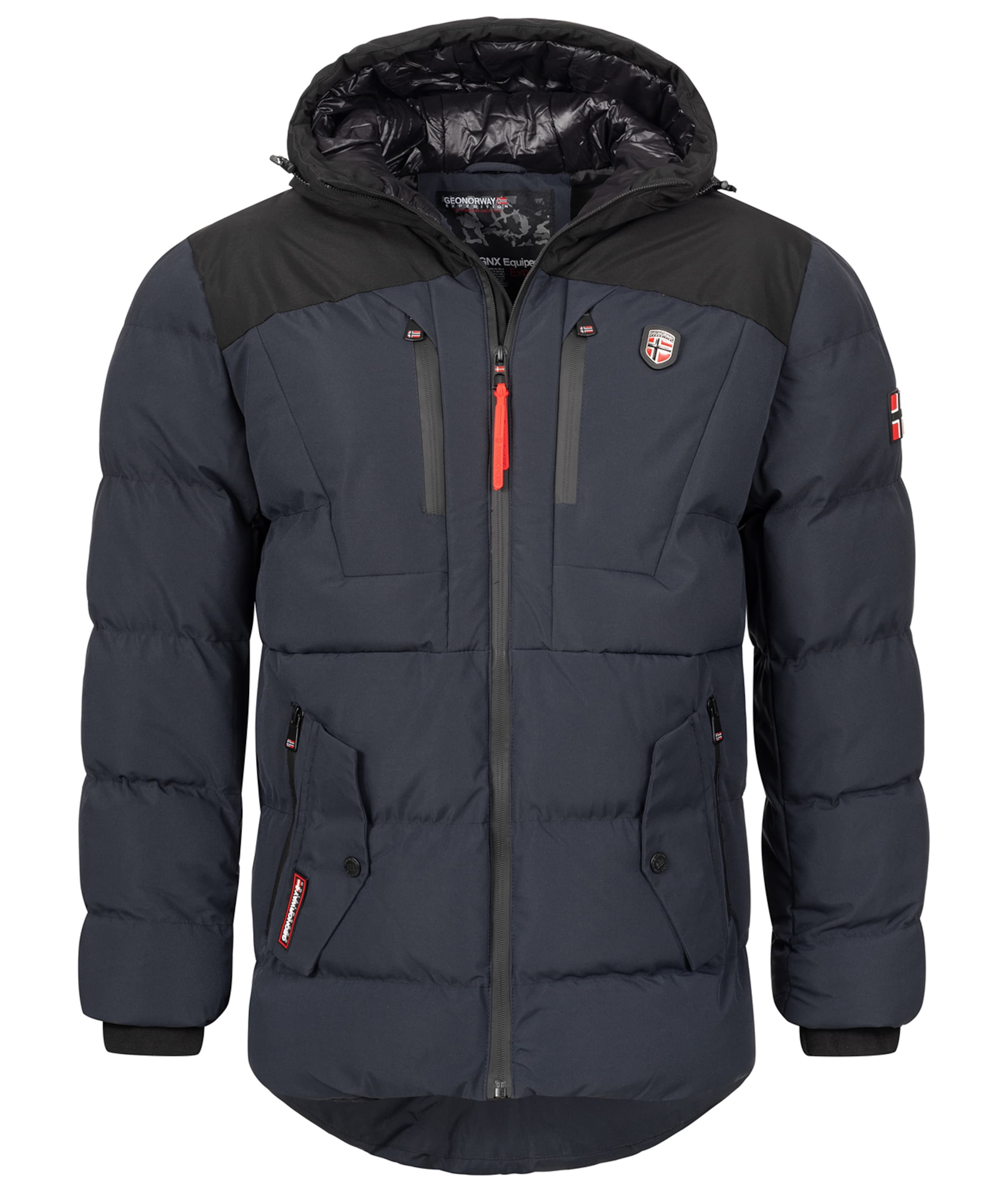 Geo Norway Jacke in Blau: Vorderseite