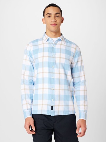 HOLLISTER Regular fit Button Up Shirt in Blue: front