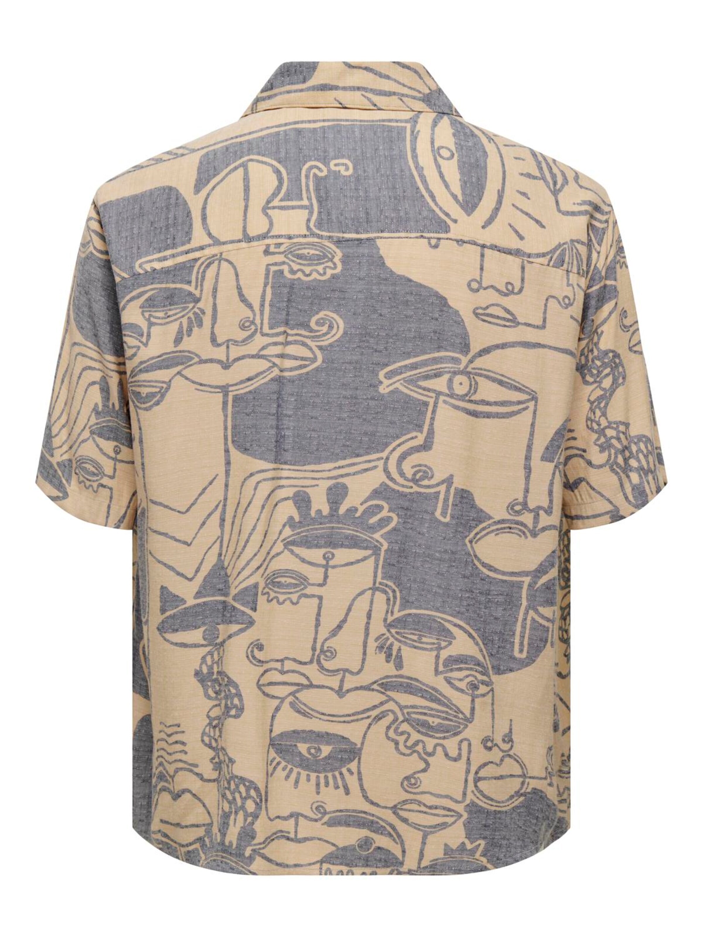 Comfort fit Camicia '22026111' di Only & Sons in beige