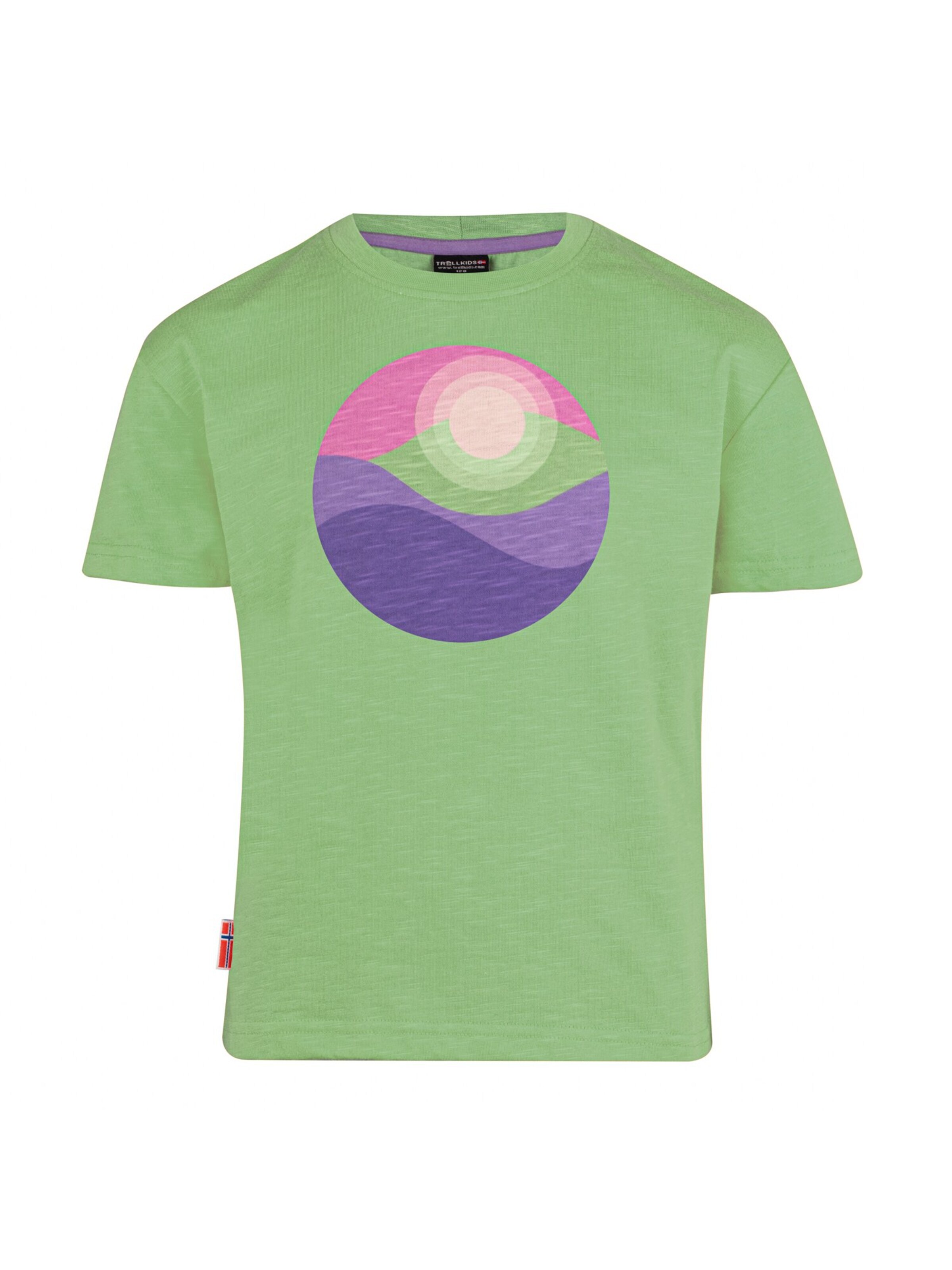 TROLLKIDS Performance Shirt in Green: front