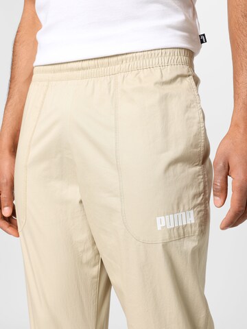 PUMA Regular Broek in Beige