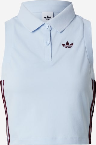 Top de la ADIDAS ORIGINALS pe albastru: față