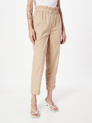 Dorothy Perkins Tapered Broek in Beige: voorkant