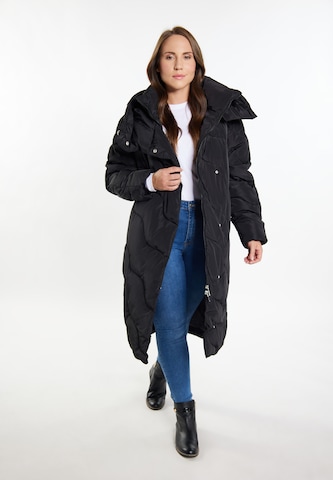 Usha Winter Coat in Black