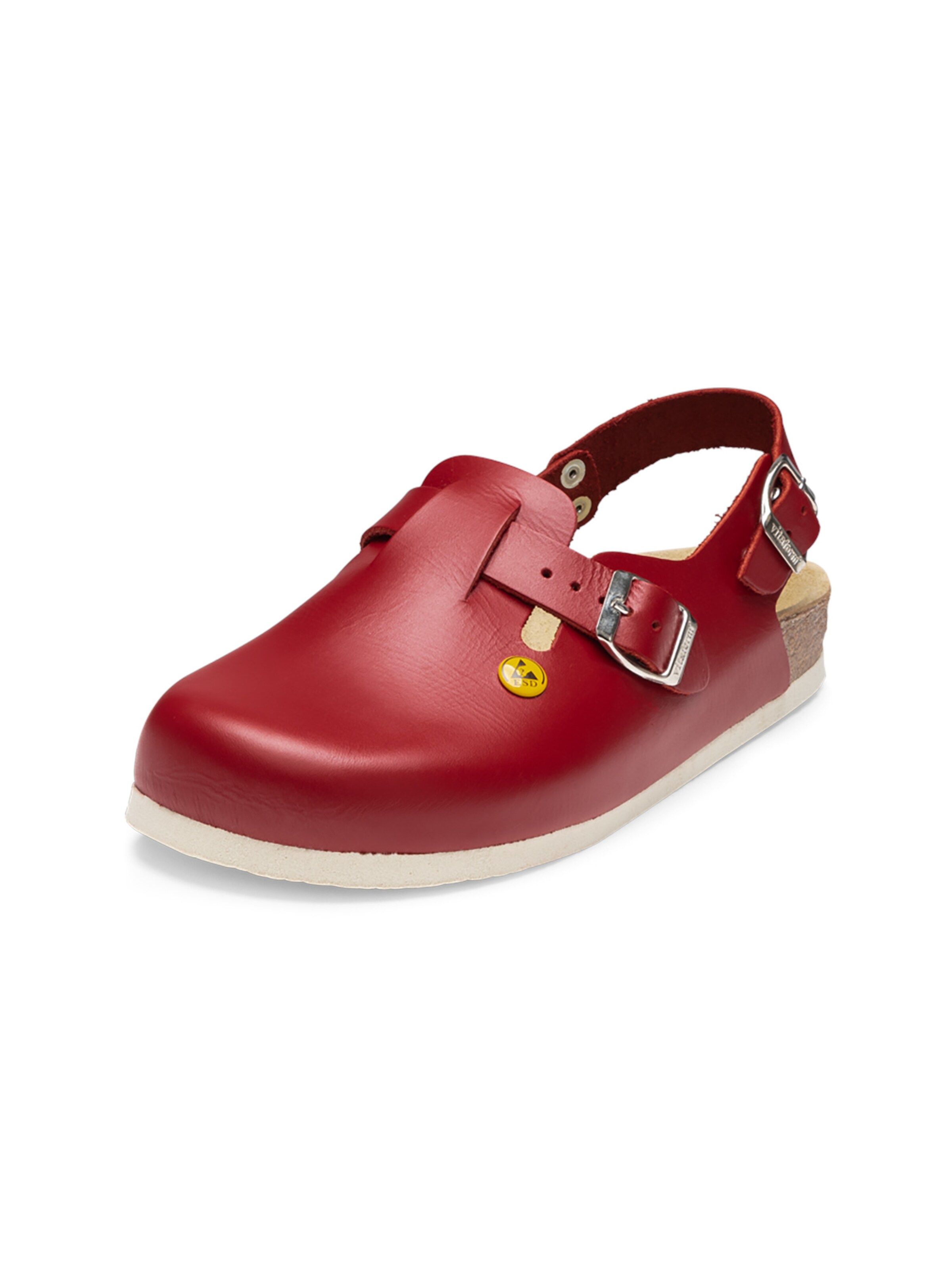 VITAFORM Clogs in Rood: voorkant