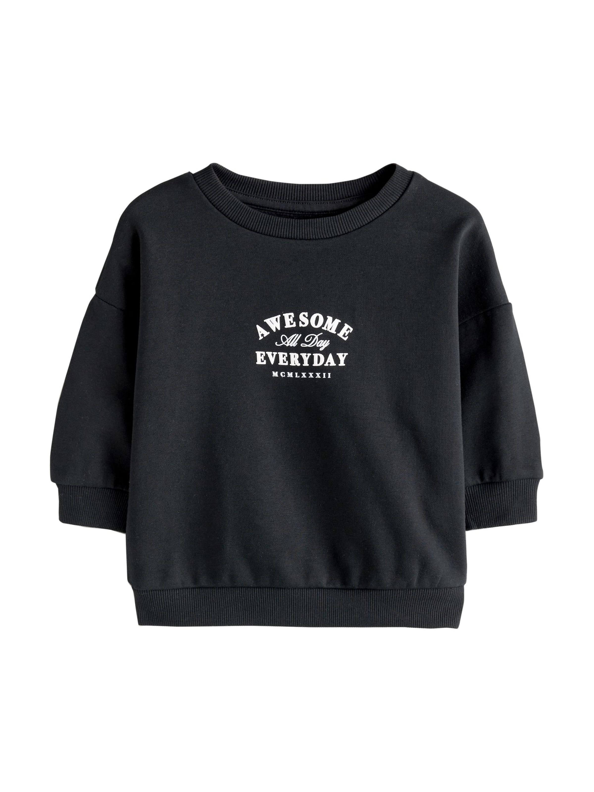 Next Свитшот в Черный: спереди