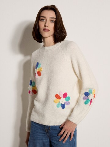 Pull-over ' ' Apricot en beige : devant