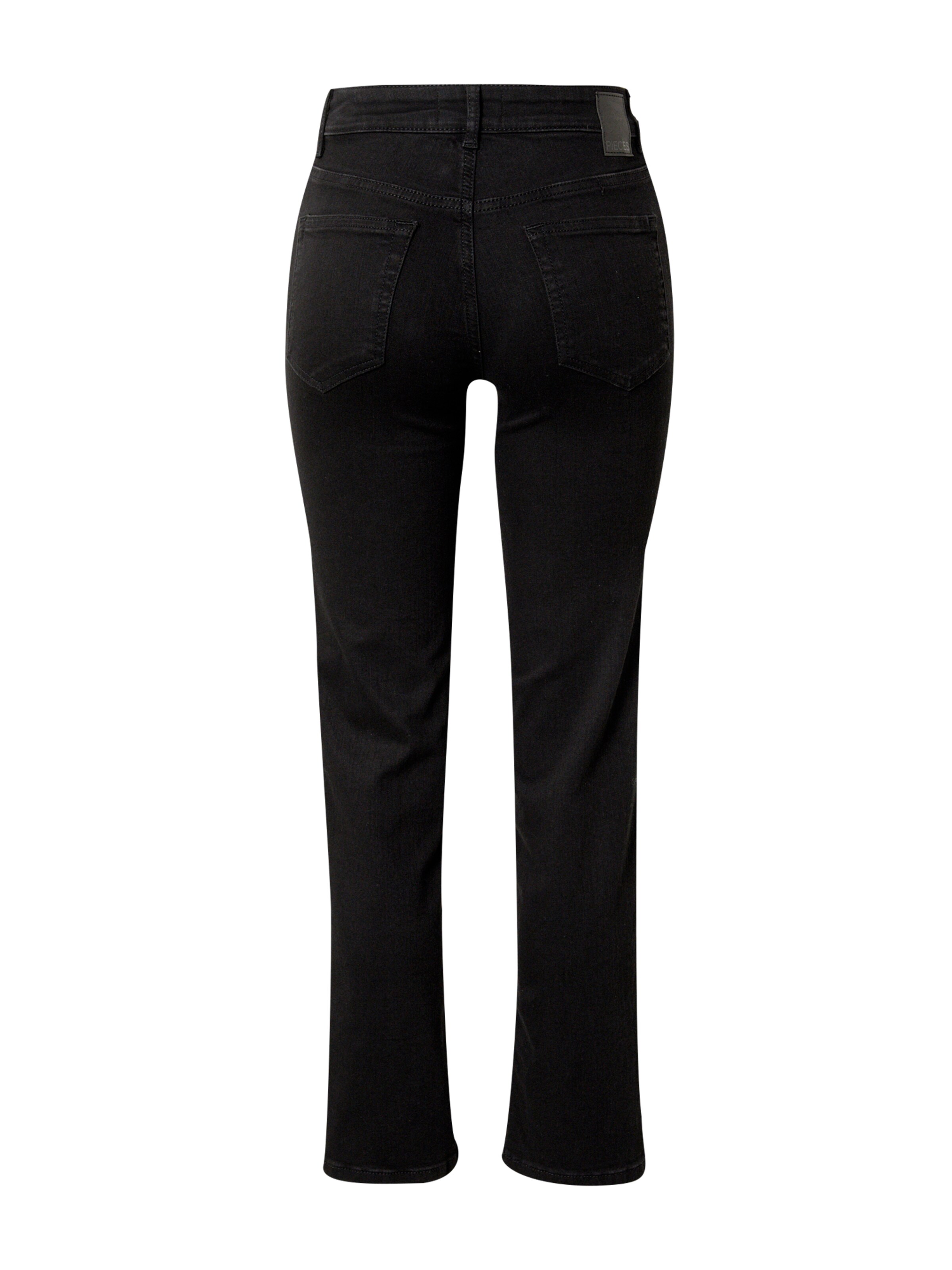 regular Jeans 'Delly' di PIECES in nero