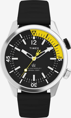 TIMEX Analoog horloge 'Waterbury Dive' in Zwart: voorkant