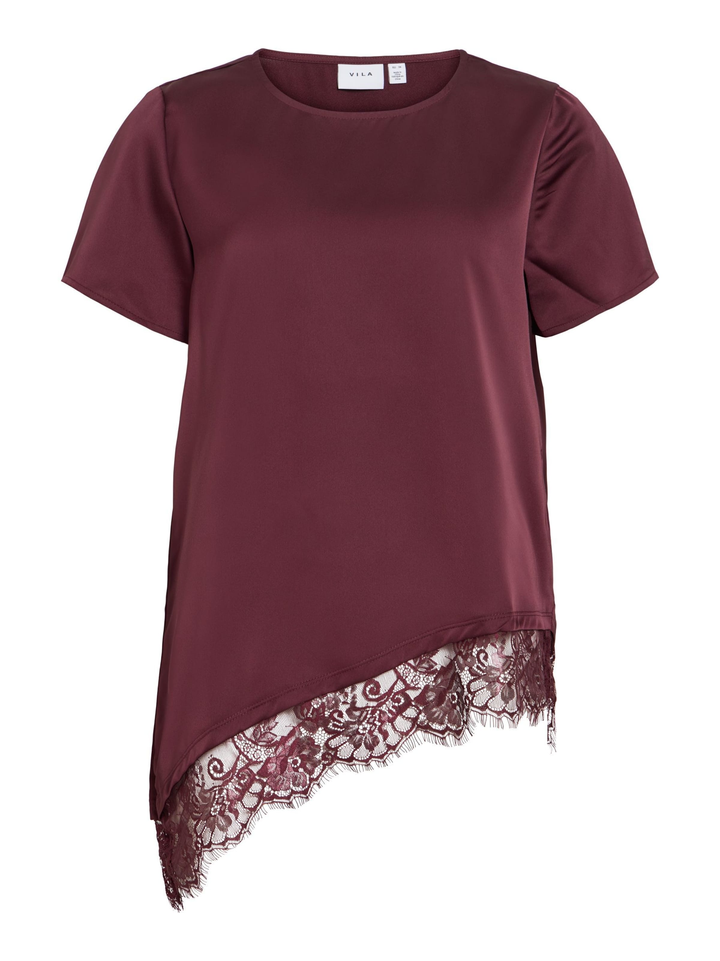 VILA Shirt 'VIELLETTE' in Red: front