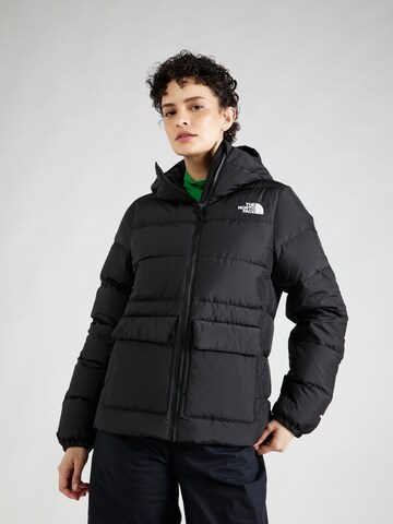 THE NORTH FACE Outdoorová bunda 'Gotham' – černá: přední strana