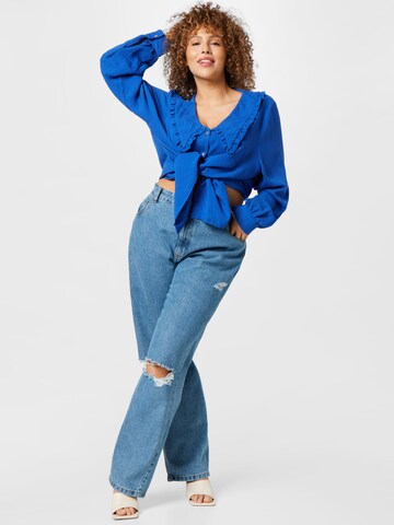 Zizzi Blouse 'MACY' in Blue