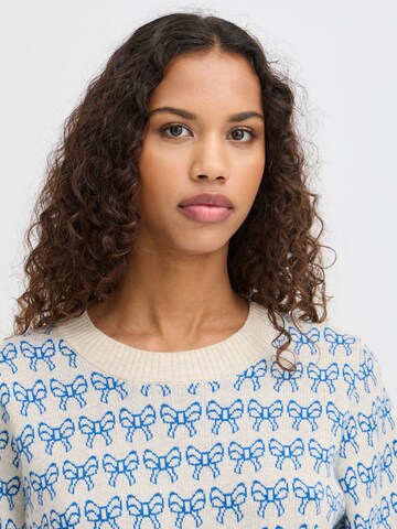 ICHI - Pullover ' IHBRIELLE ' em bege