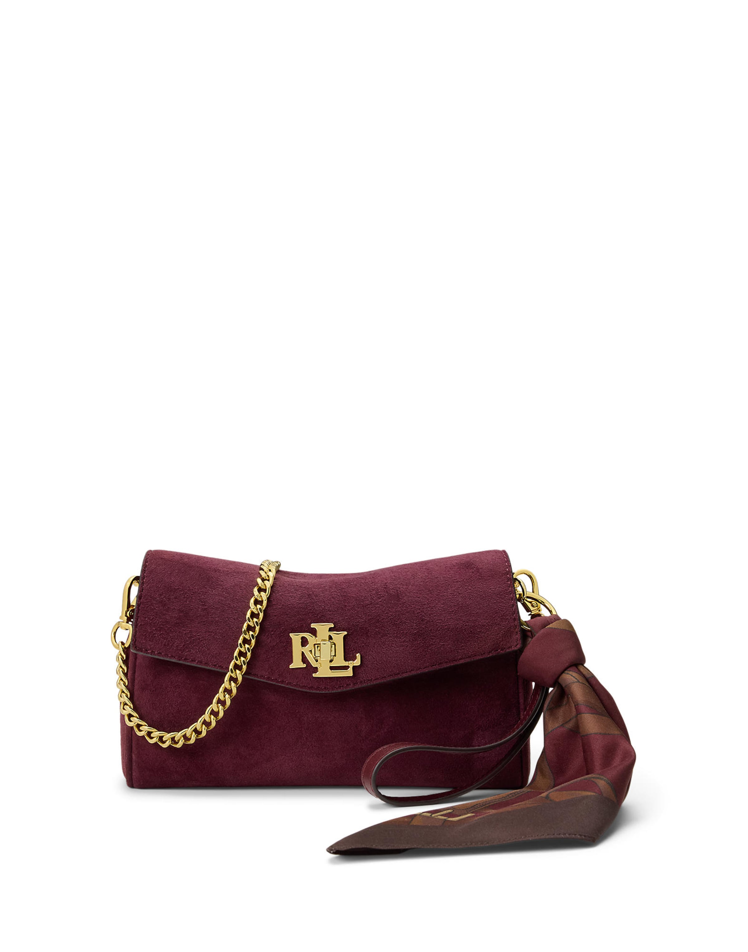 Geantă de umăr de la Lauren Ralph Lauren pe roșu: față