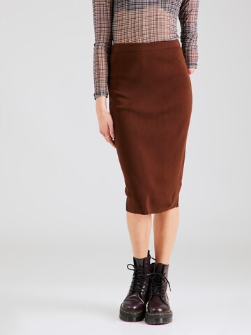 Trendyol Skirt in Brown: front