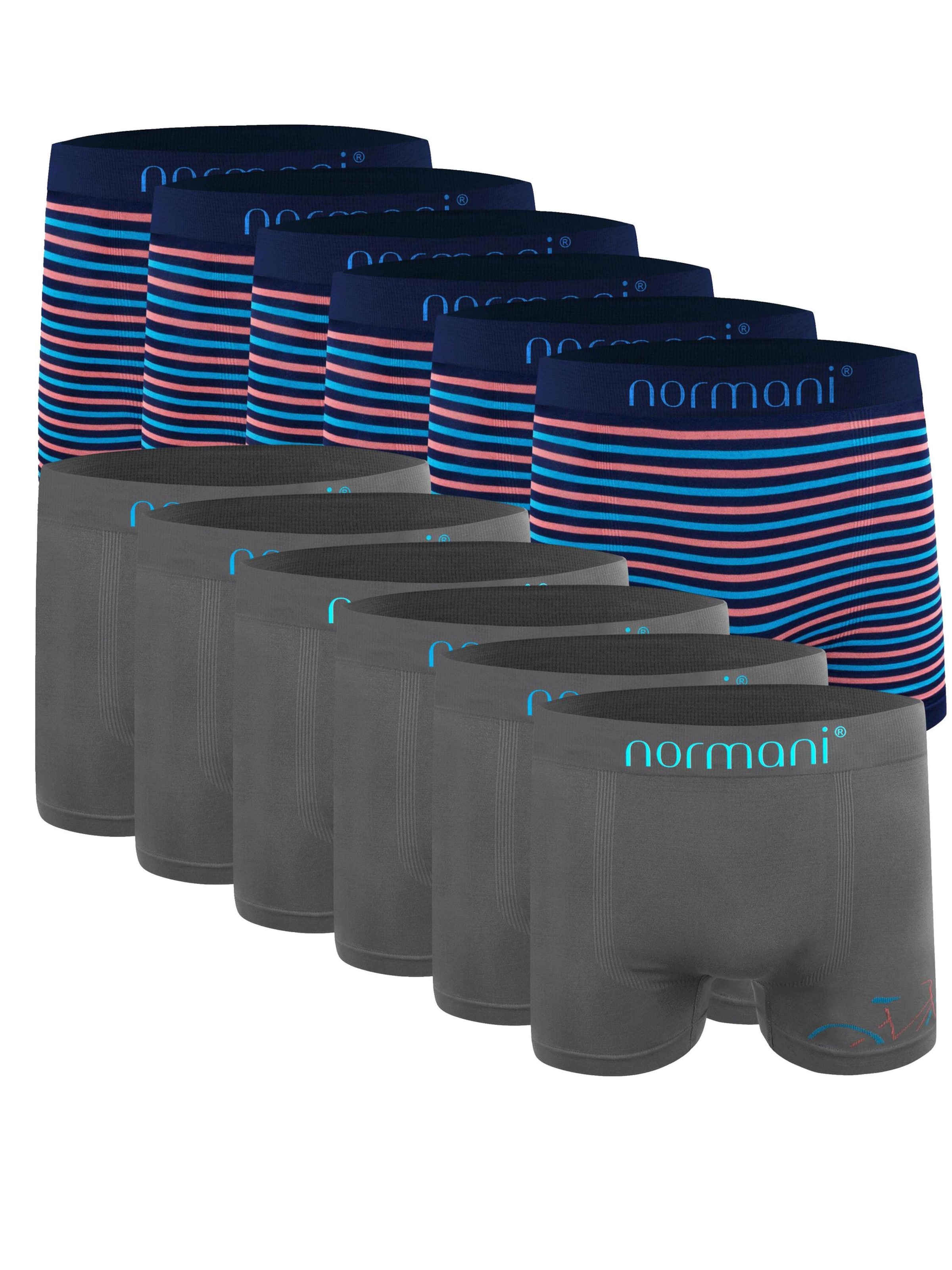 Boxers normani en bleu : devant