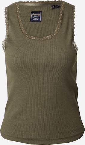 Superdry Top in Groen: voorkant