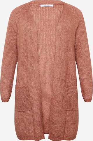 ABOUT YOU Curvy Knit Cardigan 'Sofia' in Pink: front