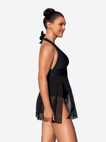 Cupshe Bustier Badeanzug‌‌‌ in Schwarz