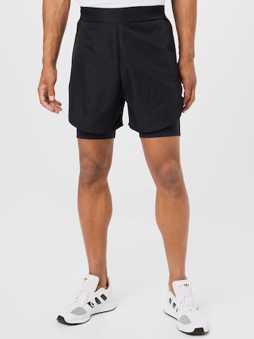 NU-IN Regular Sportshorts in Schwarz: predná strana