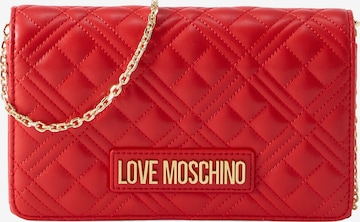 Love Moschino Axelremsväska i röd: framsida