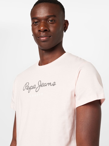 Pepe Jeans - Camisa 'EGGO' em rosa