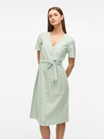 Robe-chemise VILA en vert : devant