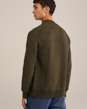 WE Fashion Knit cardigan in Green