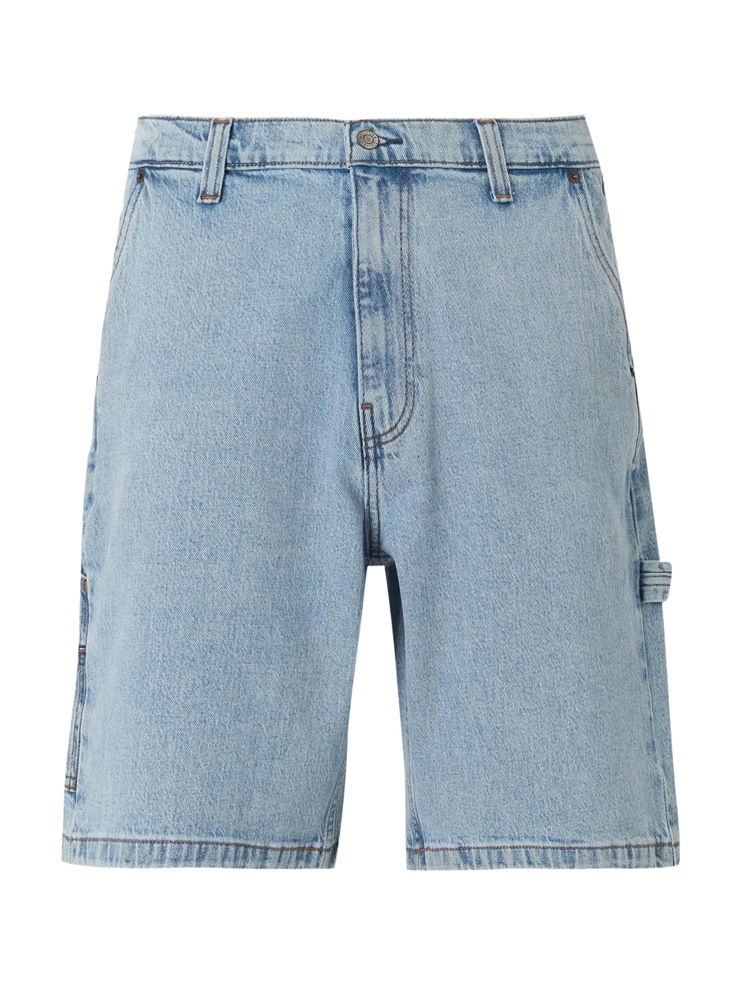 Baggy Jeans de la HOLLISTER pe albastru: față