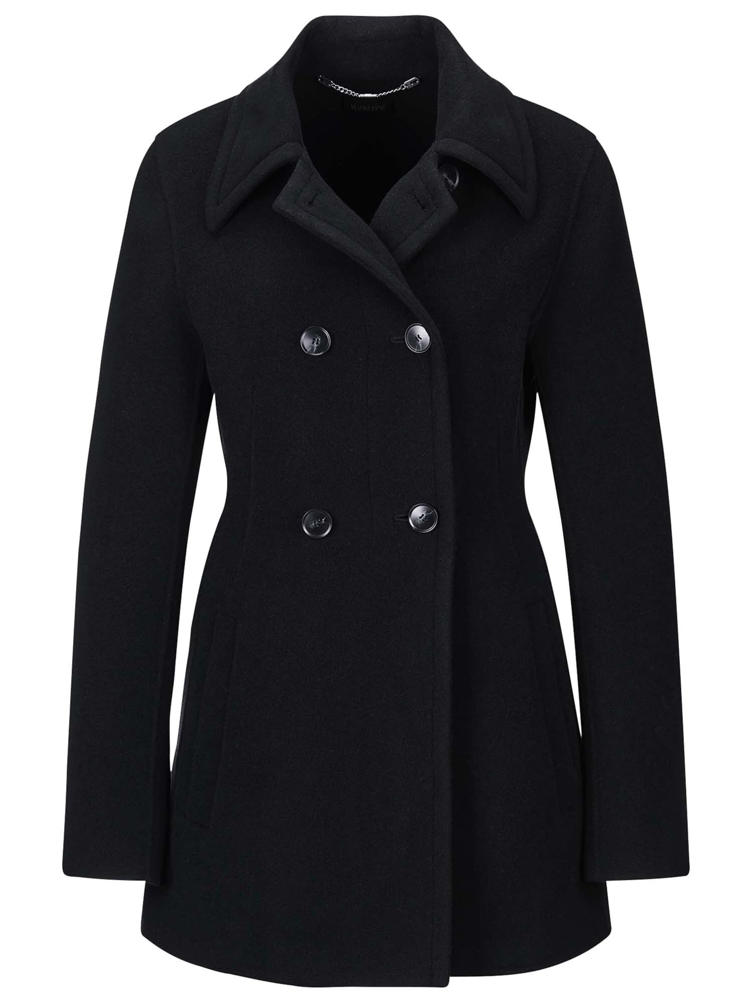 Manteau mi-saison MADELEINE en bleu : devant