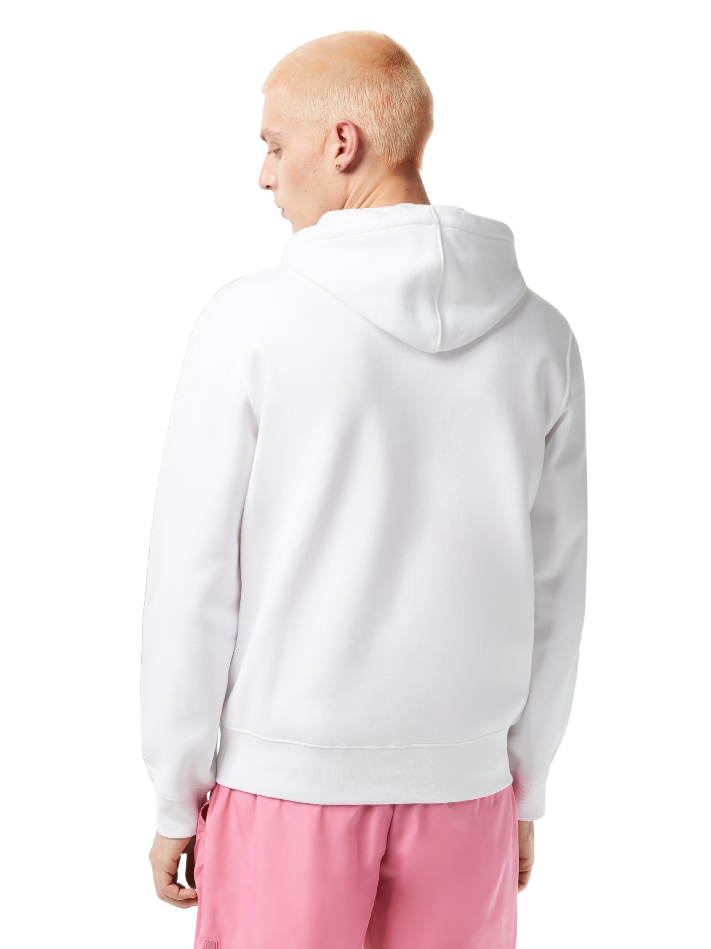 Lacoste white deals hoodie