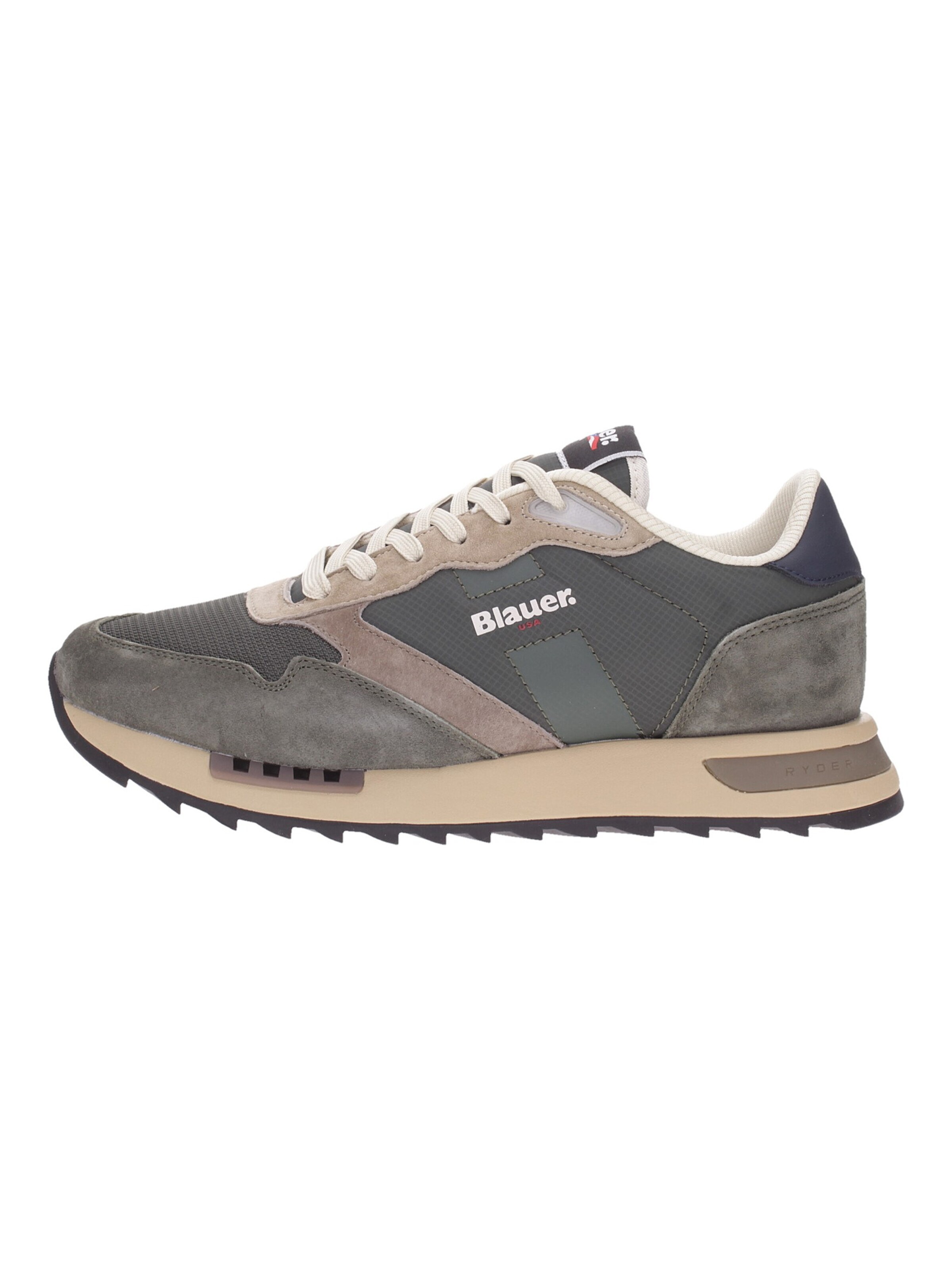 Sneaker bassa 'Ryder01' di Blauer.USA in verde: frontale