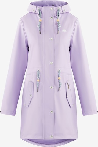 Manteau fonctionnel Schmuddelwedda en violet : devant