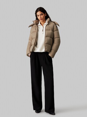Calvin Klein Jeans Winter jacket in Brown