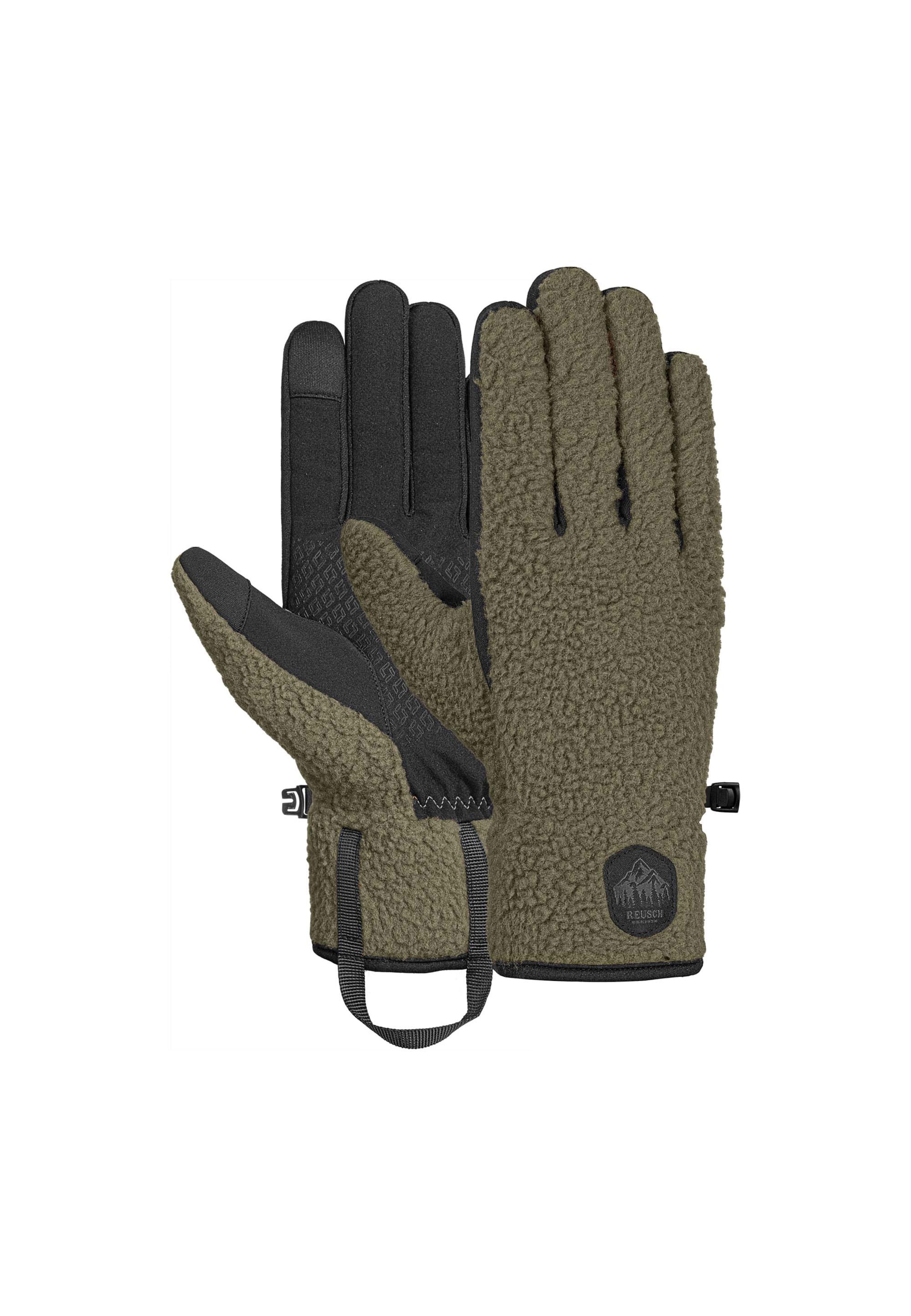 REUSCH Sporthandschoenen 'Comfleece' in Groen: voorkant