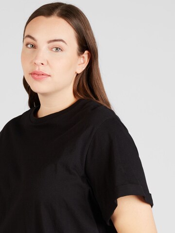 River Island Plus T-Shirt 'TURNBACK' in Schwarz