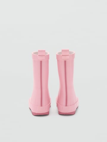 MANGO KIDS Gummistøvler i pink