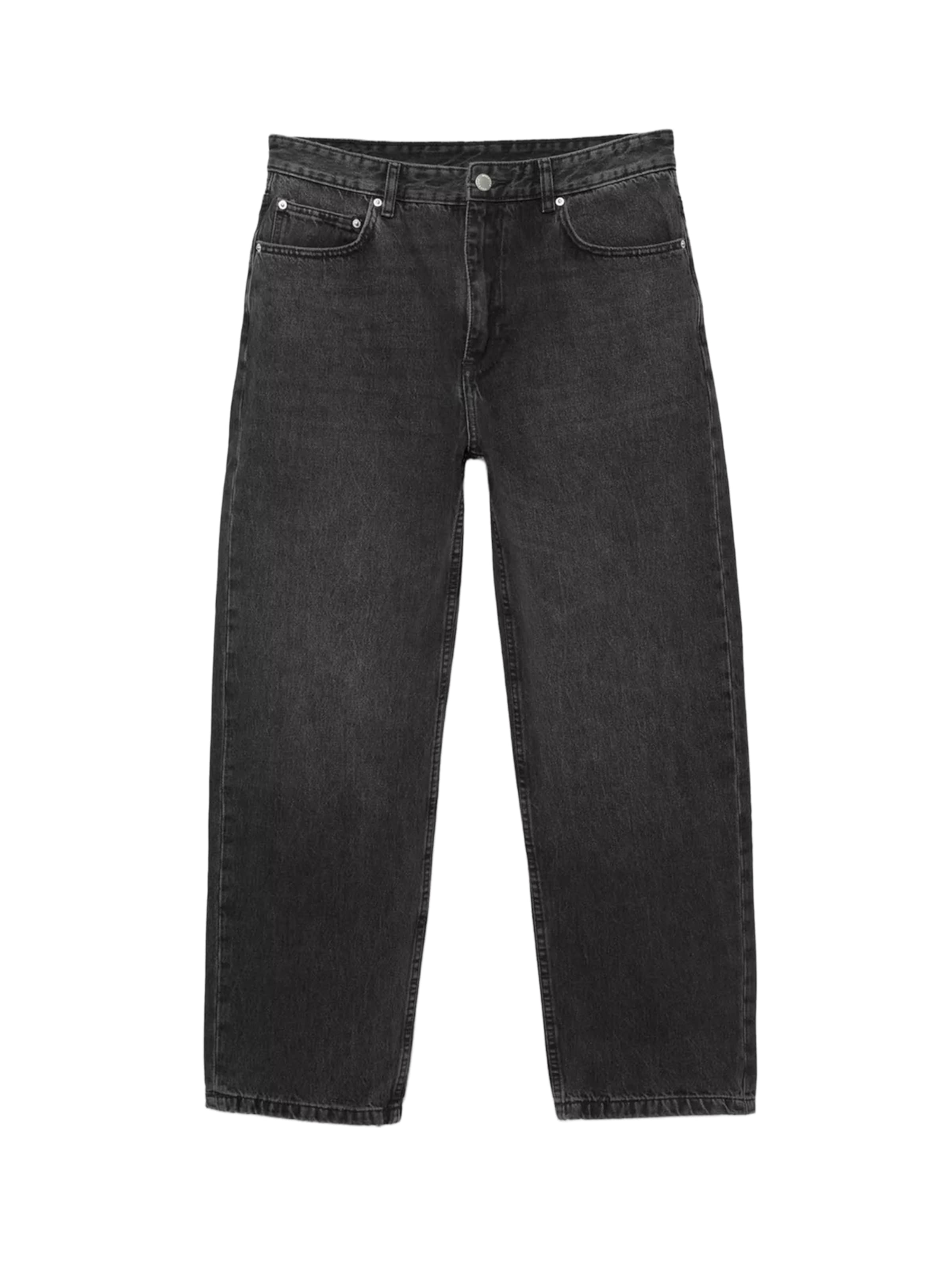 Pull&Bear Baggy Farkut värissä musta: etupuoli