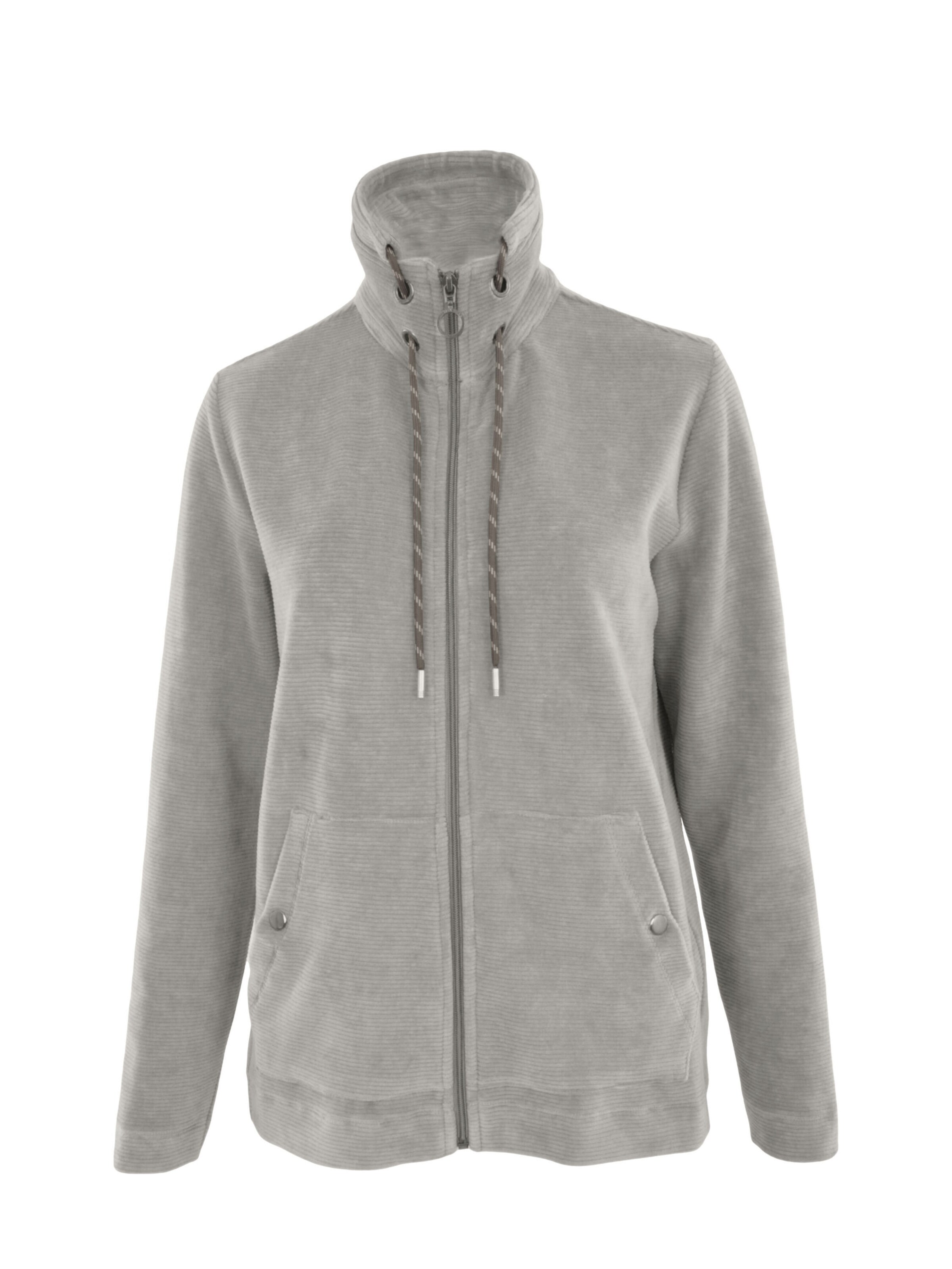 Navigazione Sweatvest in Grijs: voorkant