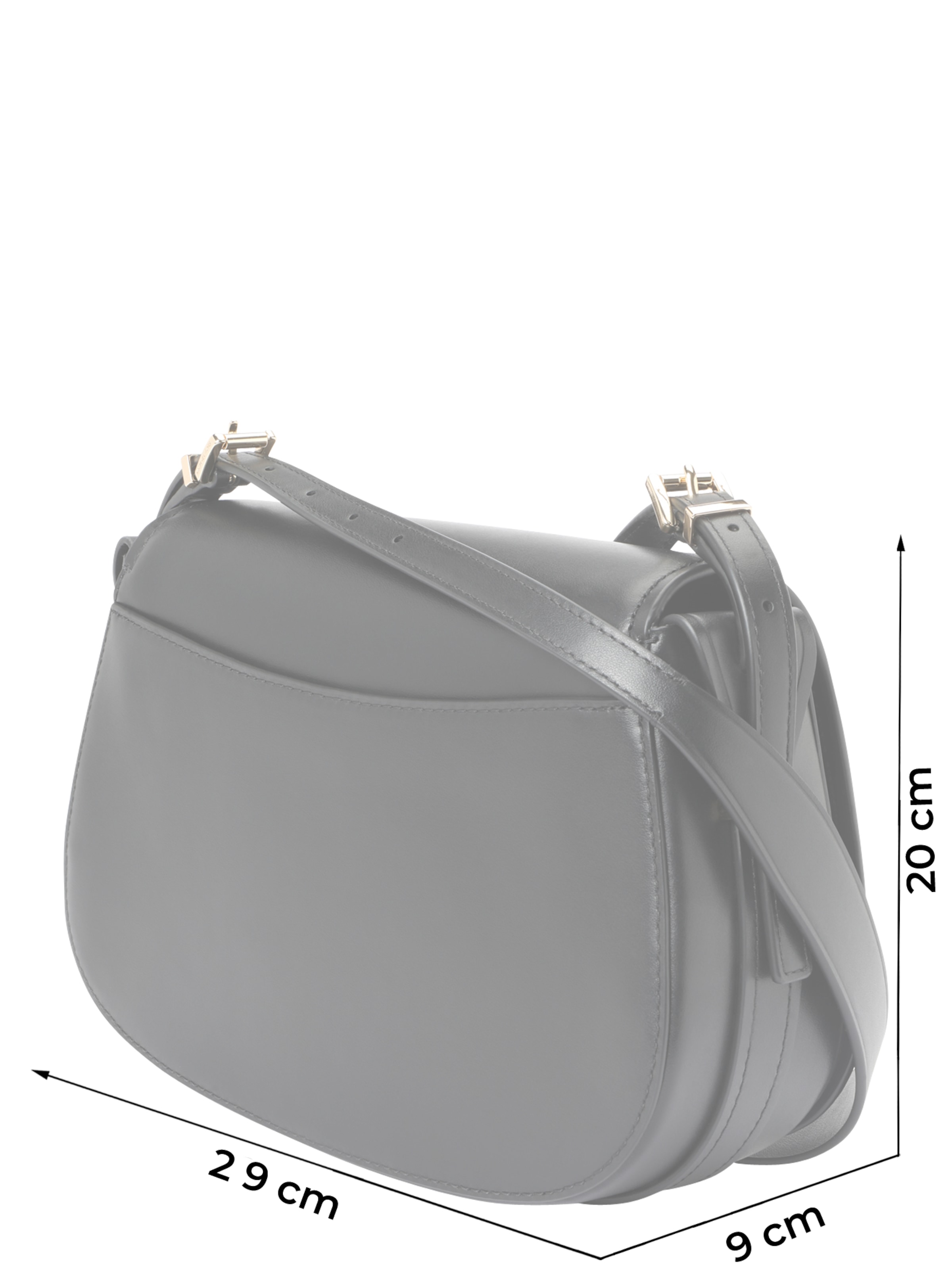 MICHAEL Michael Kors Чанта с презрамки в черно