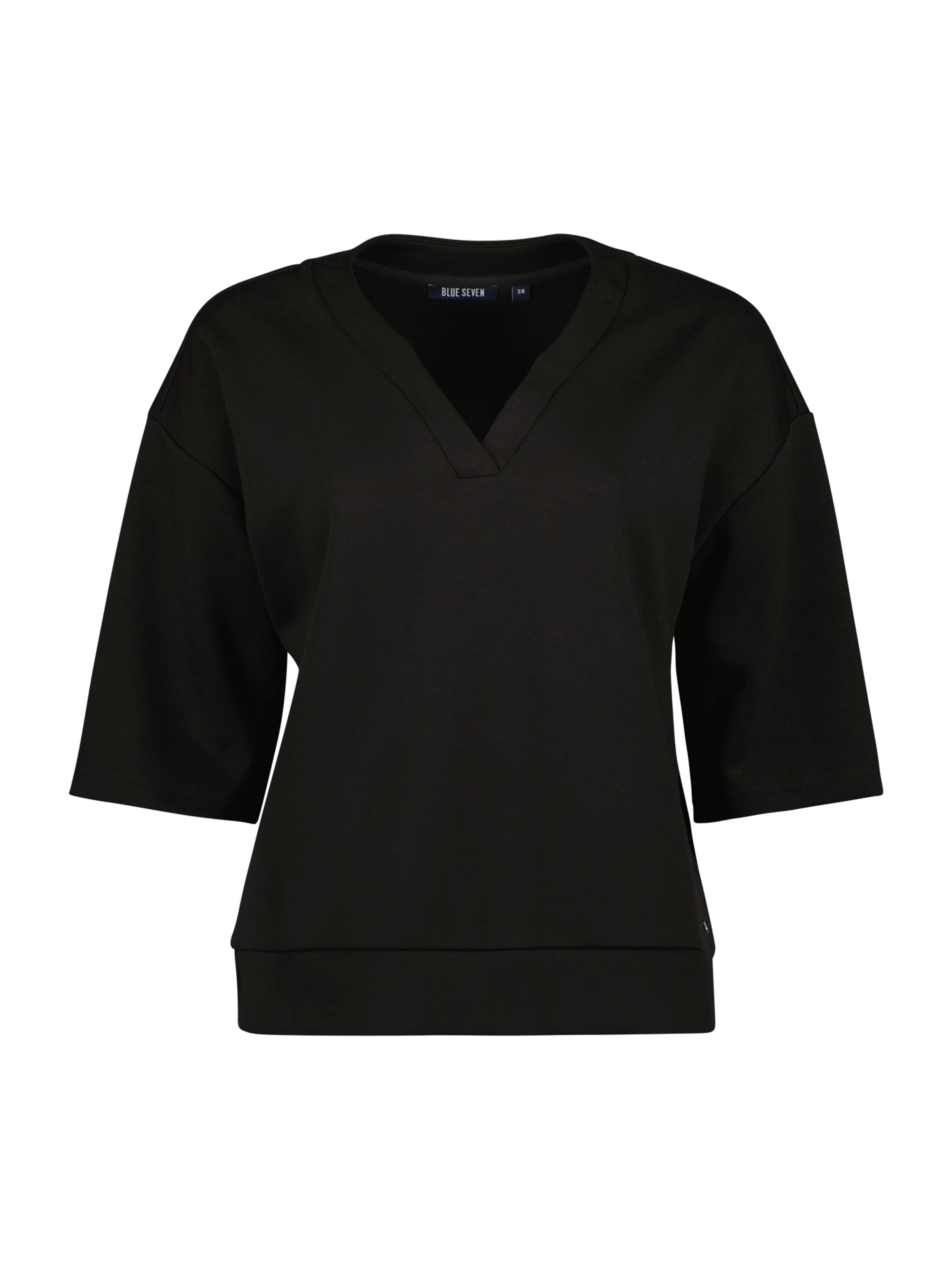 BLUE SEVEN Sweatshirt in Black: front