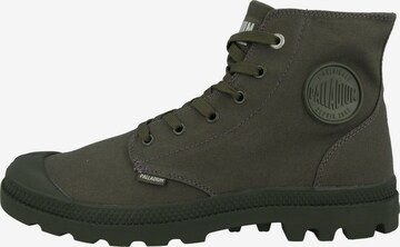 Palladium High-Top Sneakers in Green