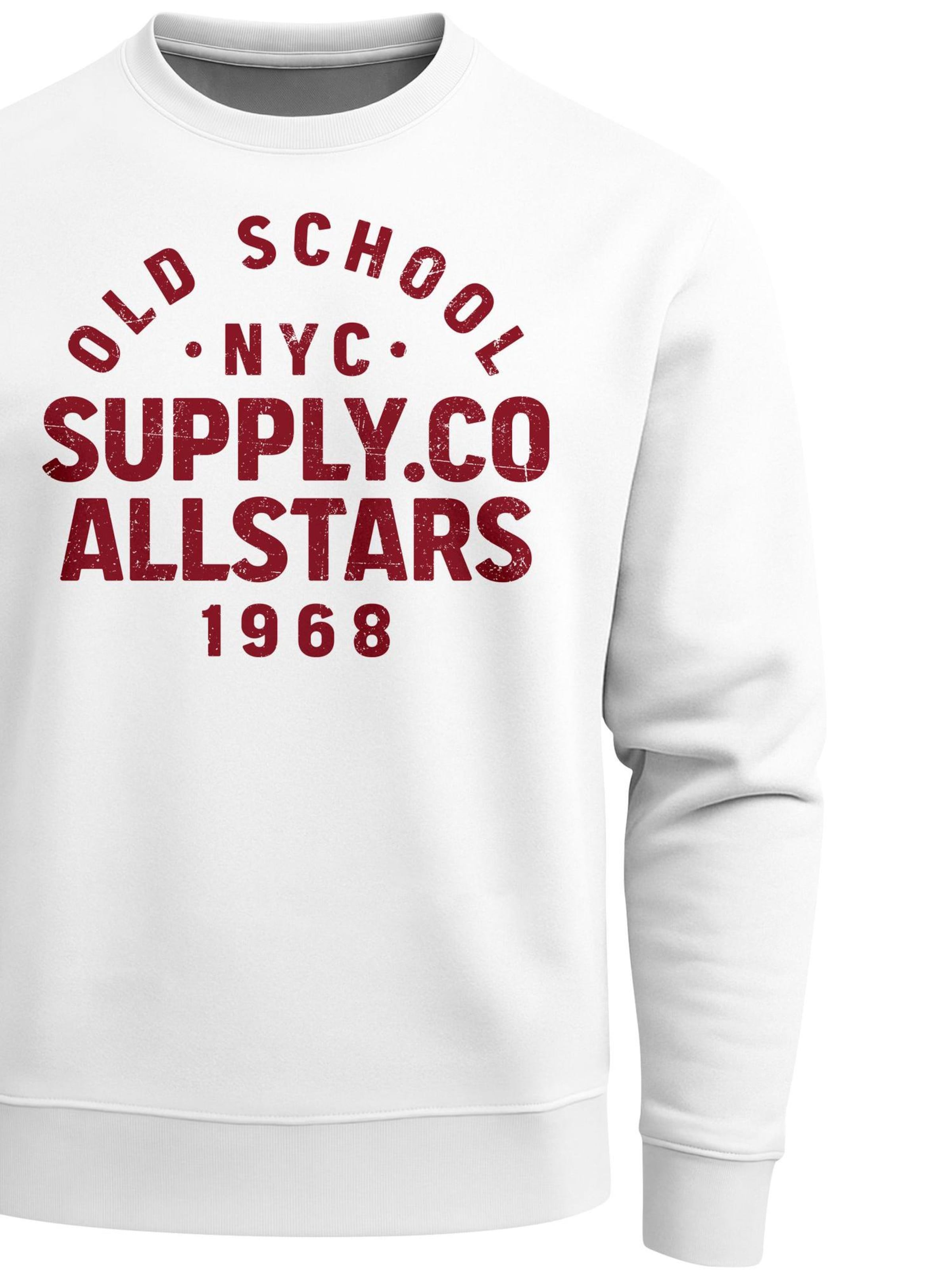 Neverless Sweatshirt 'Oldschool 3' in White