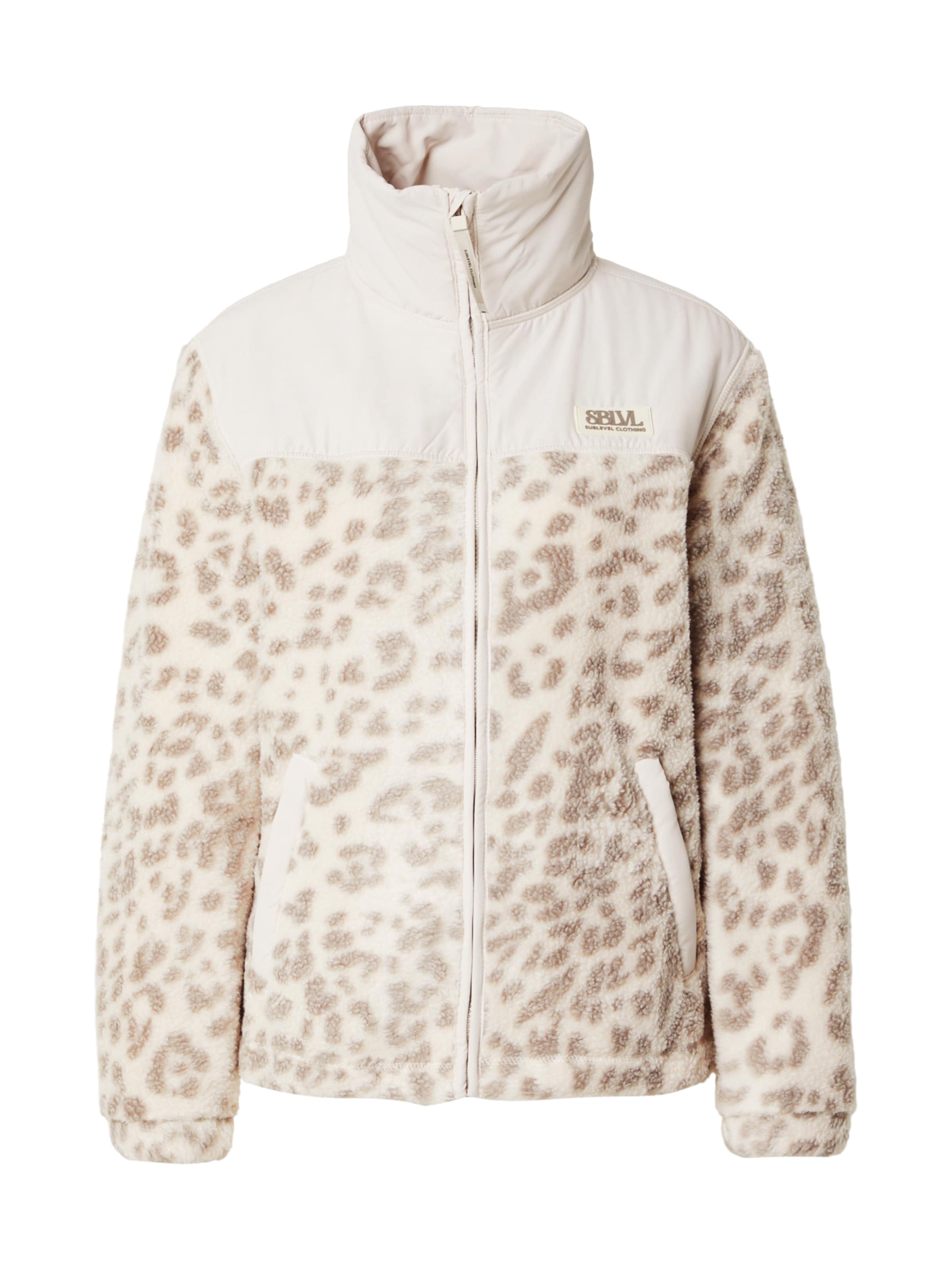 Sublevel Fleece Jacket in Beige: front