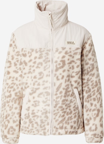 SublevelFlis jakna - bež boja: prednji dio