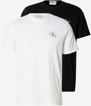 Calvin Klein Jeans Tričko – černá: přední strana